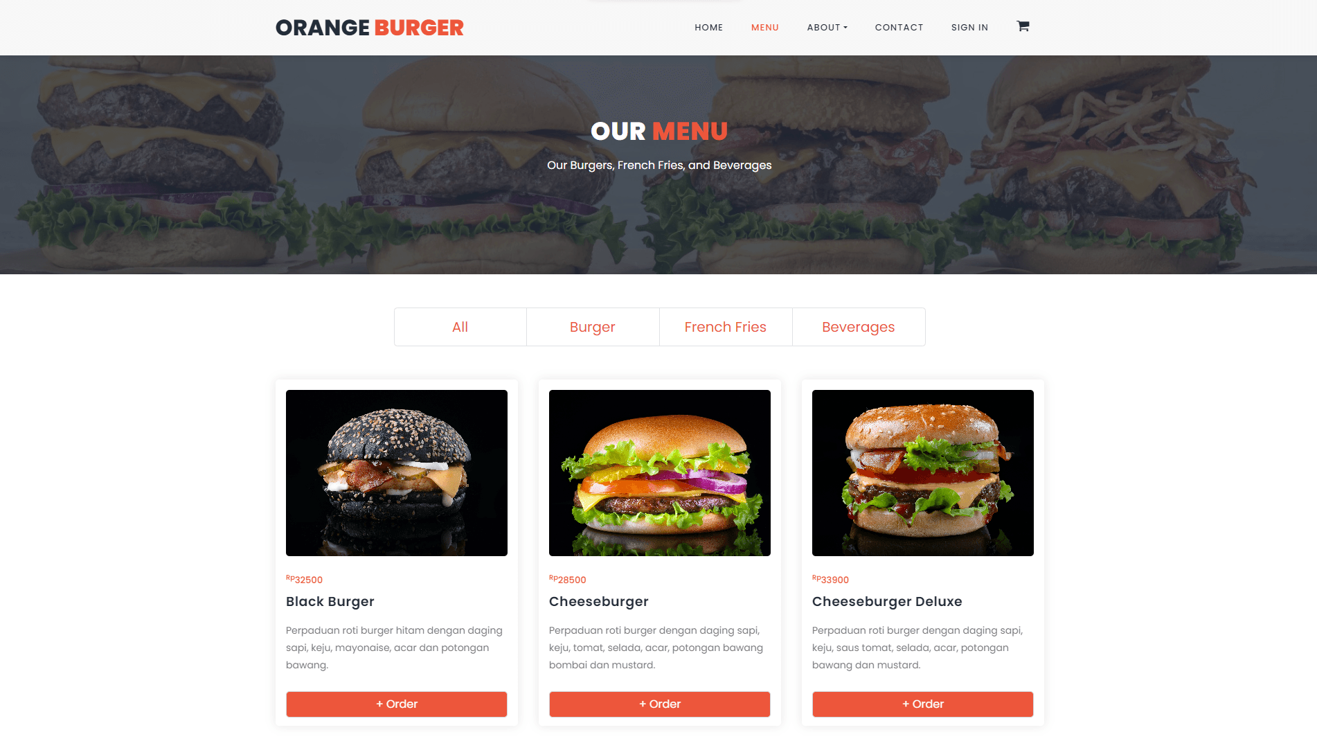 Orange Burger screenshot 2